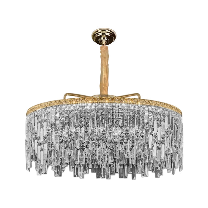 Ceiling Mounted Modern Gold Crystal Chandelier~4804