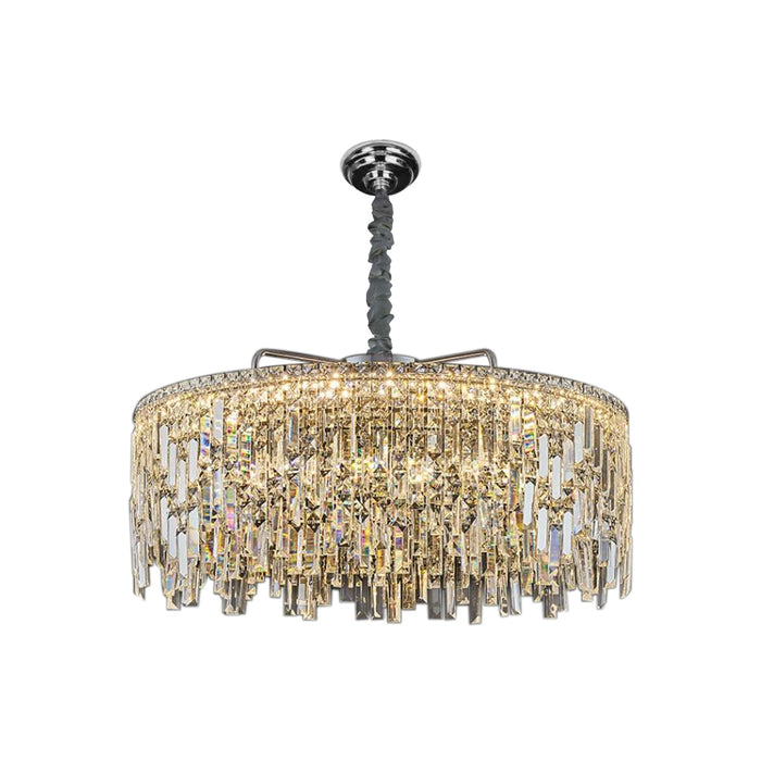 Ceiling Mounted Modern Gold Crystal Chandelier~4804