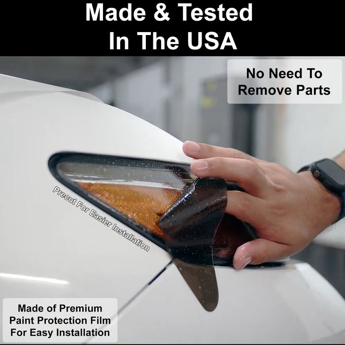Tail Light Sidemarker Reflector Precut Smoke Tint Kit Overlay Film Fits Chevy Camaro 2010 - 2013 - Bogar Tech Designs
