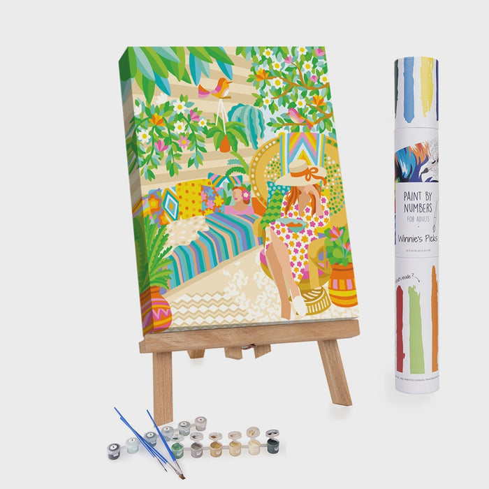 Chill in the Garden, Summer 2026 Gift Paint By Numbers