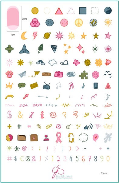 CJS-401 Sign Me Up! | Clear Jelly Stamping Plate