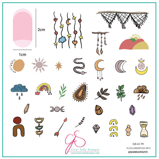 CJSLC-079 Sun Bloom | Clear Jelly Stamping Plate