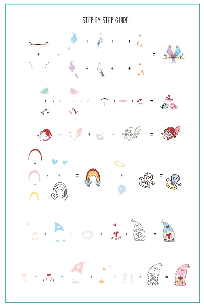 CJSV-38 Sweet Love | Clear Jelly Stamping Plate