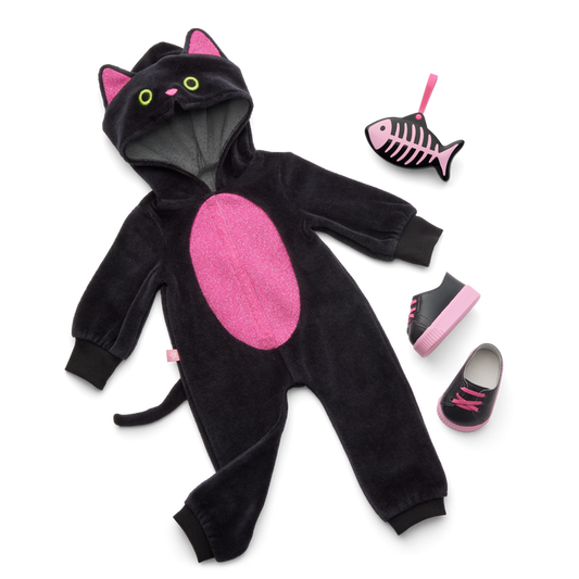 Claws & Cuddles Cat Costume for 18-inch Dolls