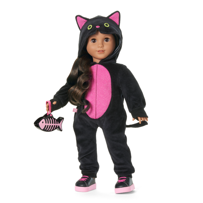 Claws & Cuddles Cat Costume for 18-inch Dolls