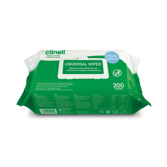 Clinell Universal Wipes (Pack of 200)