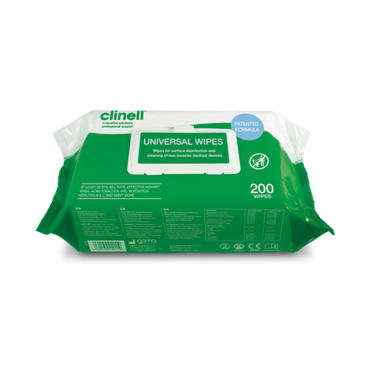 Clinell Universal Wipes (Pack of 200)
