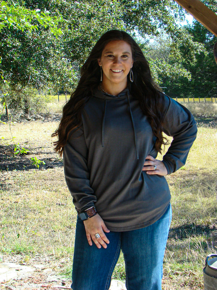 Cloud Basic Charcoal Hoodie