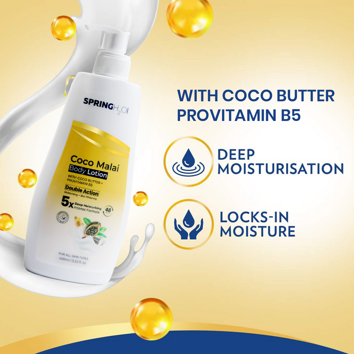 Coco Malai Body Lotion With Coco Butter + Provitamin B5-400 ML