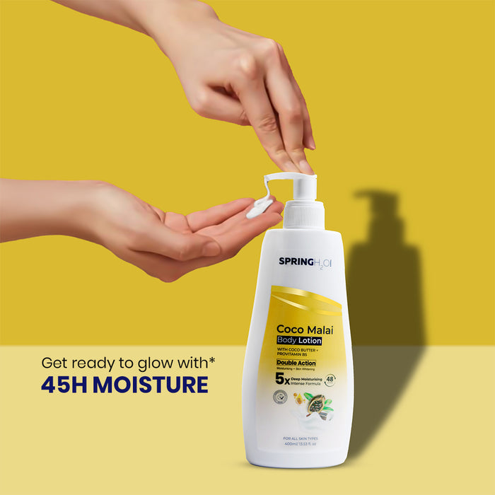 Coco Malai Body Lotion With Coco Butter + Provitamin B5-400 ML