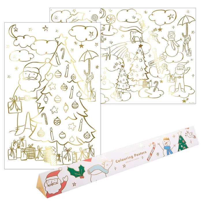 Meri Meri - Colouring Poster - Christmas