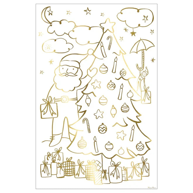 Meri Meri - Colouring Poster - Christmas - Pack of 2