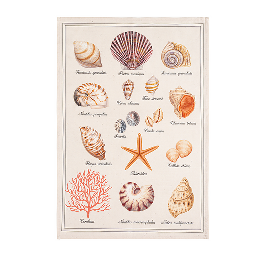 Coucke - Tresors de la Mer Tea Towel