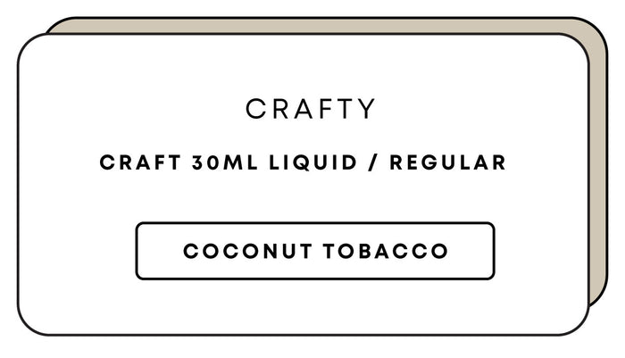 Crafty Coconut Tobacco 30mL Regular/Freebase | 30mL-Image 1