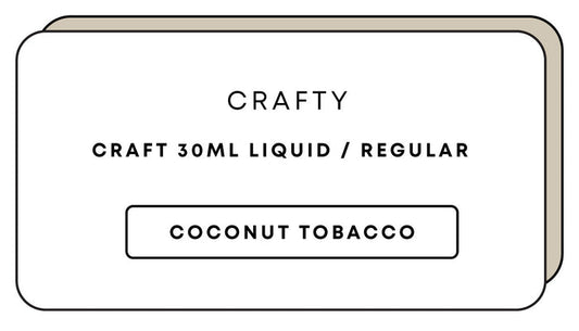 Crafty Coconut Tobacco 30mL Regular/Freebase | 30mL-Image 1