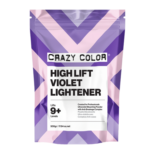 Crazy Color High Lift Violet Lightener 9+ Levels 500g