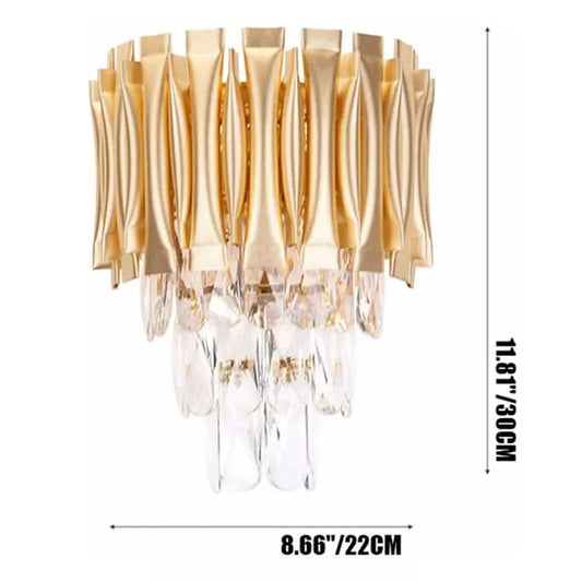 Crystal Chandelier Gold K9 Ceiling Light LED Modern Luxury Ceiling Pendant Light - 6001