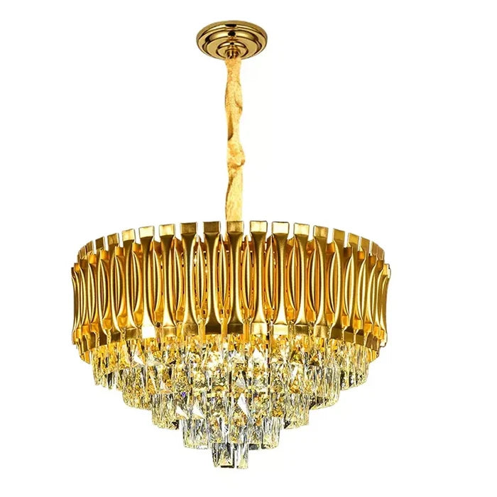 Crystal Chandelier Gold K9 Ceiling Light LED Modern Luxury Ceiling Pendant Light - 6001