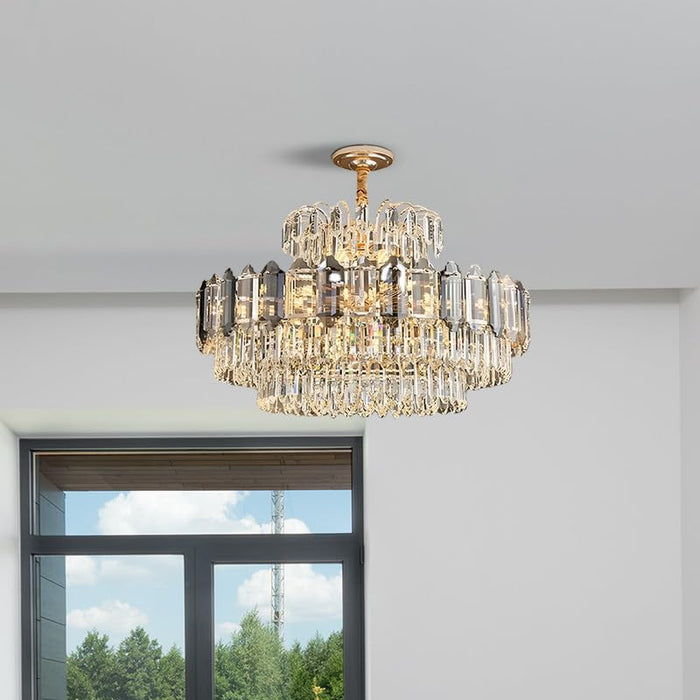 Crystal Chandelier Modern Multi-Layered Ceiling Light | 30–60cm ~5009