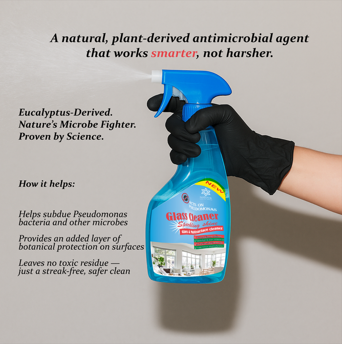 CRYSTAL™ | Glass Cleaner - Macrocarpal™ | Plant Alcohol | Lemon • Vinegar | Clear | Bright | Sparkling