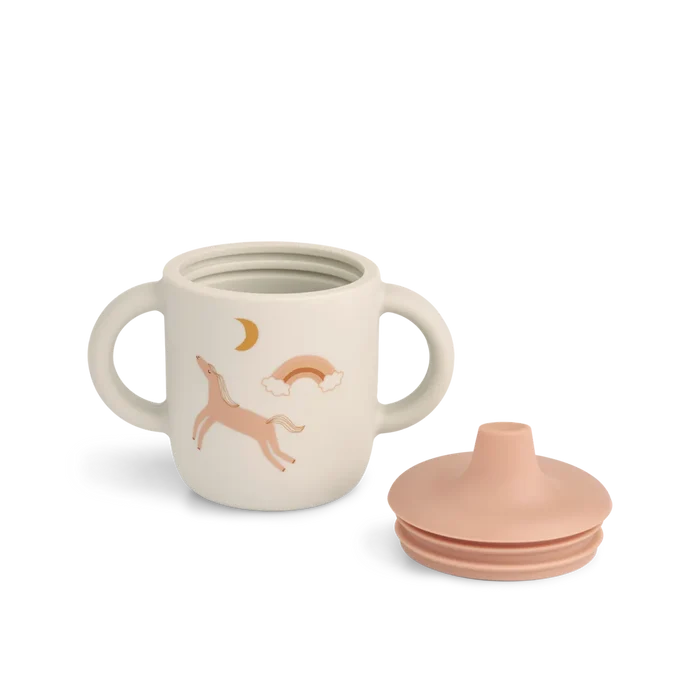 Liewood - Cup - Neil - Dream - Ecru - Removable Lid