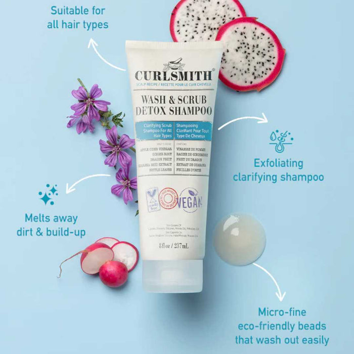 Curlsmith Wash & Scrub Detox Shampoo
