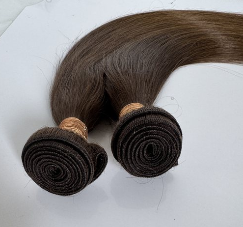 Dark Brown #4 Straight Weft Hair Extensions – 100% Remy Human Hair | 100g Bundle | 10’’–30’’ | Sew-In & DIY | Reusable