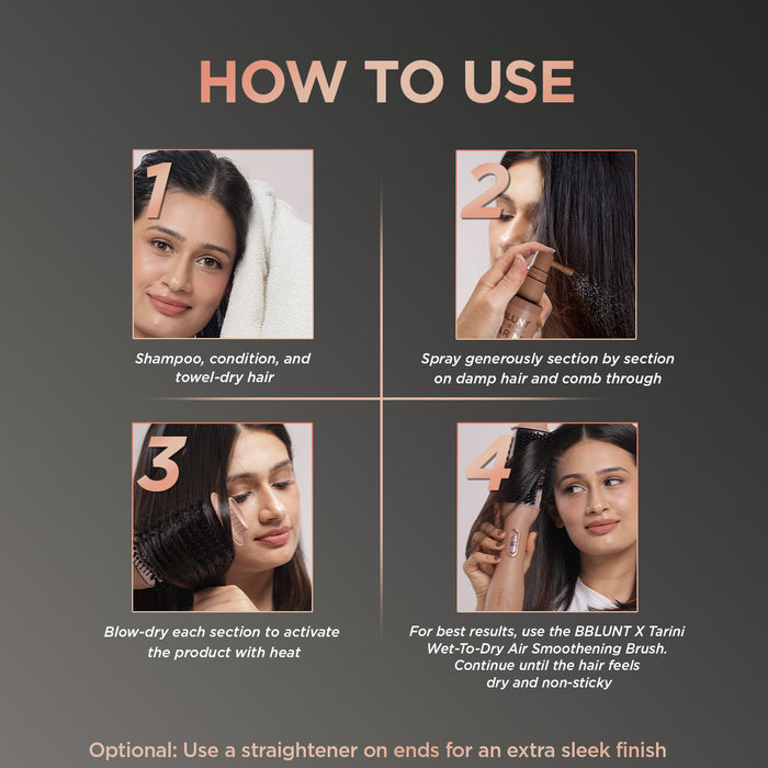 Deal Instant Smooth Anti-Frizz Hair Spray - Tarini Peshawaria
