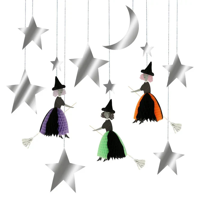 Meri Meri - Decorations - Flying Honeycomb Witch