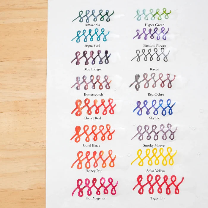Diamine Forever Pigment Fountain Pen Ink - Passion Flower