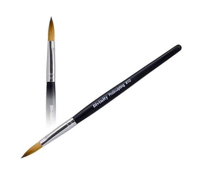 Divinity ProSculpting Acrylic Nail Brush For manicure Powder - Size #10