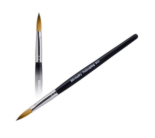 Divinity ProSculpting Acrylic Nail Brush For manicure Powder - Size #10