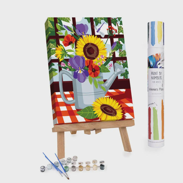 Diy Garden Flowers - Summer Paint By Numbers