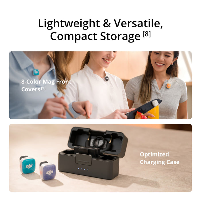 DJI Mic Mini 2S (2 TX + 1 RX + Charging Case)