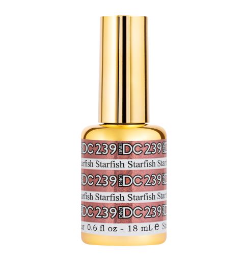DND DC Mermaid Soak off Gel in holographic glitter - #239 Starfish