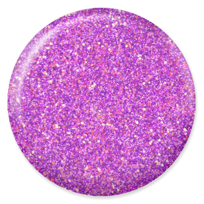 DND DC Mermaid Soak off Gel in holographic glitter - #243 Purply Pink