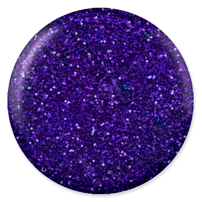 DND DC Mermaid Soak off Gel in holographic glitter - #250 Dark Indigo