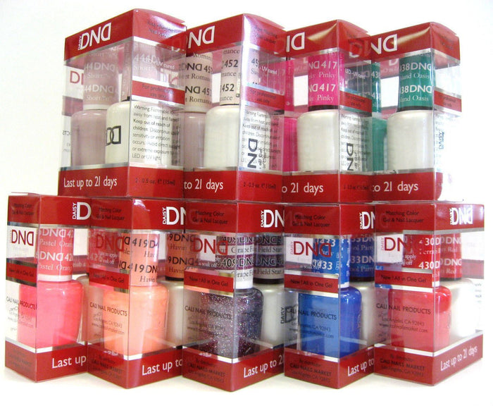 DND Duo GEL + MATCHING Nail Polish  SET (401 to 460) - Choose Your Colors