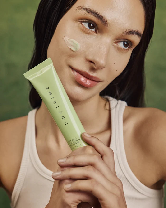 Doctrine - Polish Exfoliating Matcha Cream Cleanser