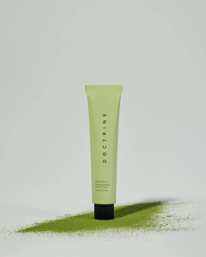 Doctrine - Polish Exfoliating Matcha Cream Cleanser