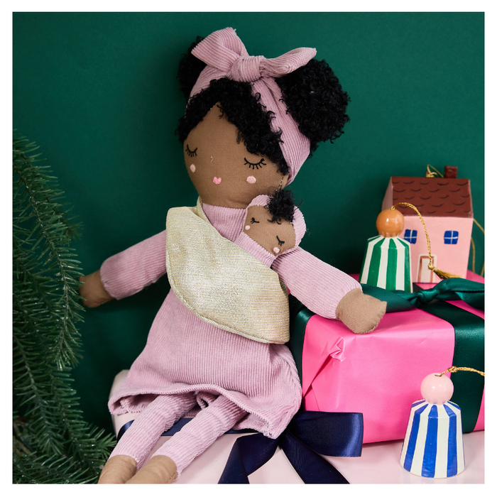 Le Petit Souk - Doll -  Nicole The Mama W/Baby - Lifestyle Cut
