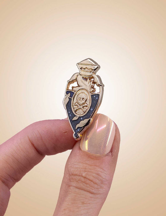 Draught of the dead potion enamel pin
