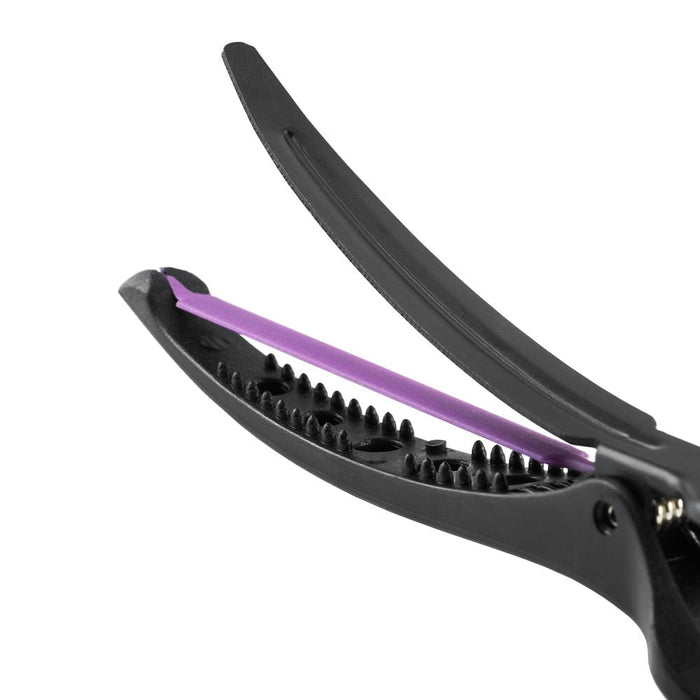 Sam Villa Dry Sectioning Clips, professional hair sectioning clips with silicone band for ultra-secure non-slip grip, no crease or marks, perfect for dry cutting, styling, and clean sectioning on all hair types including fine, coarse, and curly, essential salon-quality hair clips for stylists