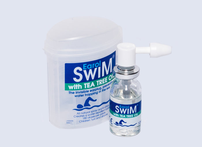 Earol Earol Swim ear plugs shown in a sleek design, ideal for water protection during swimming or water activities.