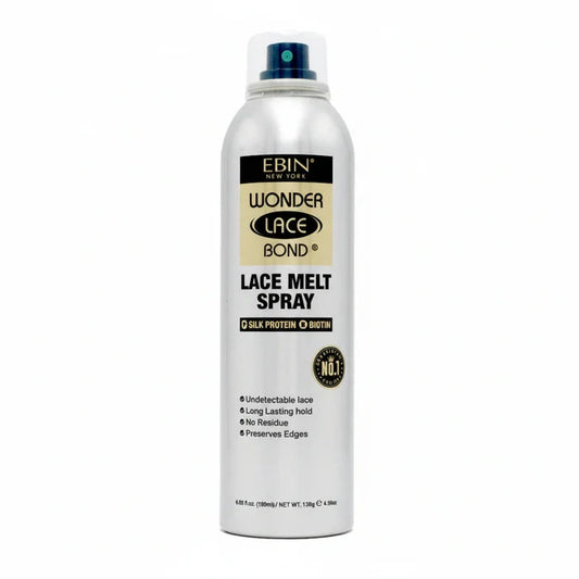 EBIN NEW YORK Wonder Lace Bond Lace Melt Aerosol Spray Silk Protein + Biotin 6.08Fl oz