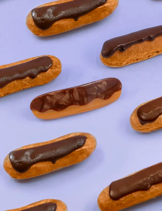 Éclair au chocolat french barrette