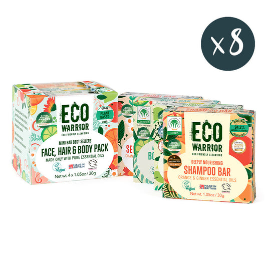 Eco Warrior Mini Cube Gift Pack - Includes 32 Mini Soaps
