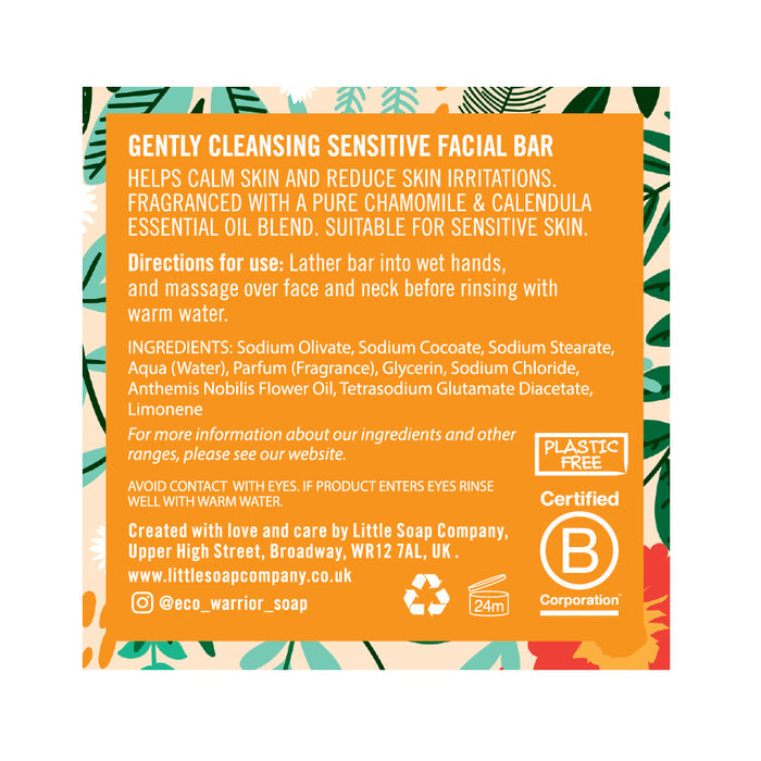 Eco Warrior Mini Sensitive Facial Bar 30g