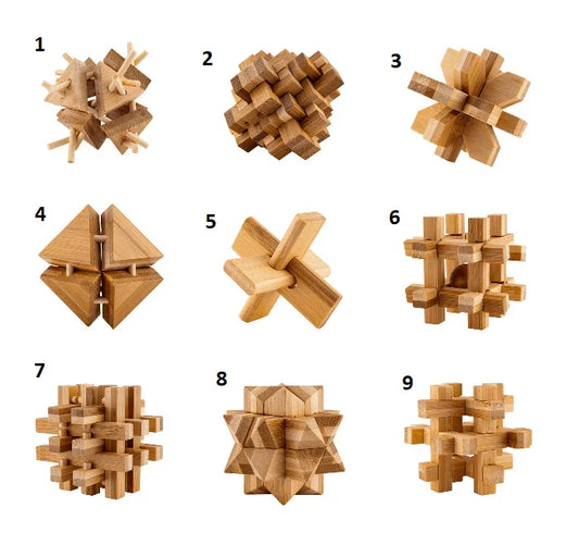 ECOGAME Brainteaser Bamboo Brain Teaser Puzzles