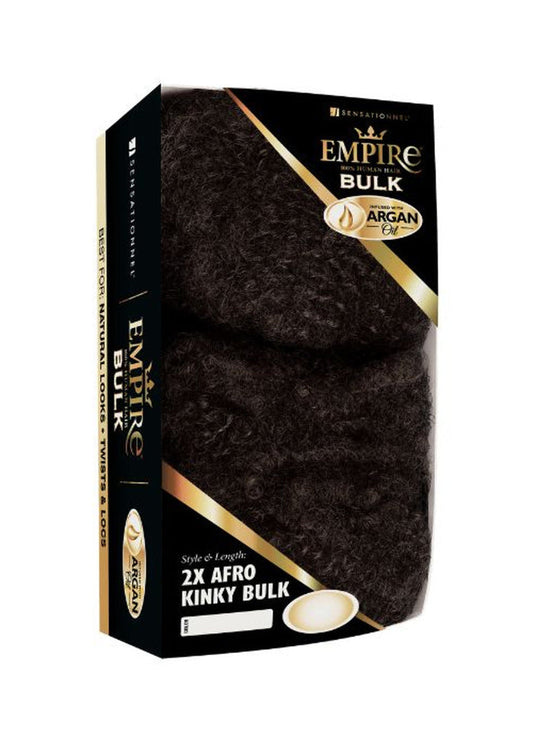 Empire Human Hair Afro Kinky Bulk 2x 16"